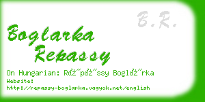 boglarka repassy business card